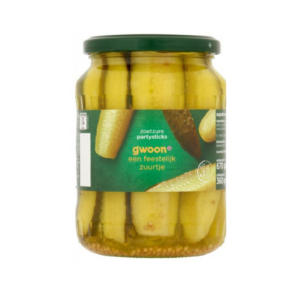 Gwoon Sweet and Sour Cucumber Halves (Pickles) 670g