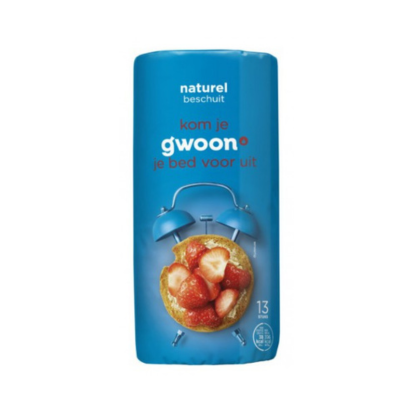 Gwoon Toasts Naturel (13 units) 125g