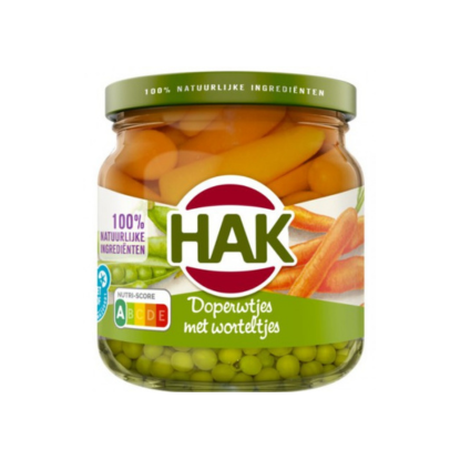 Hak Peas & Carrots 195g