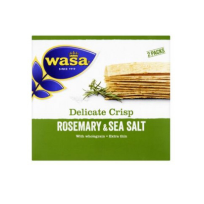 Wasa Crackers Thin Rosemary and Salt 190g